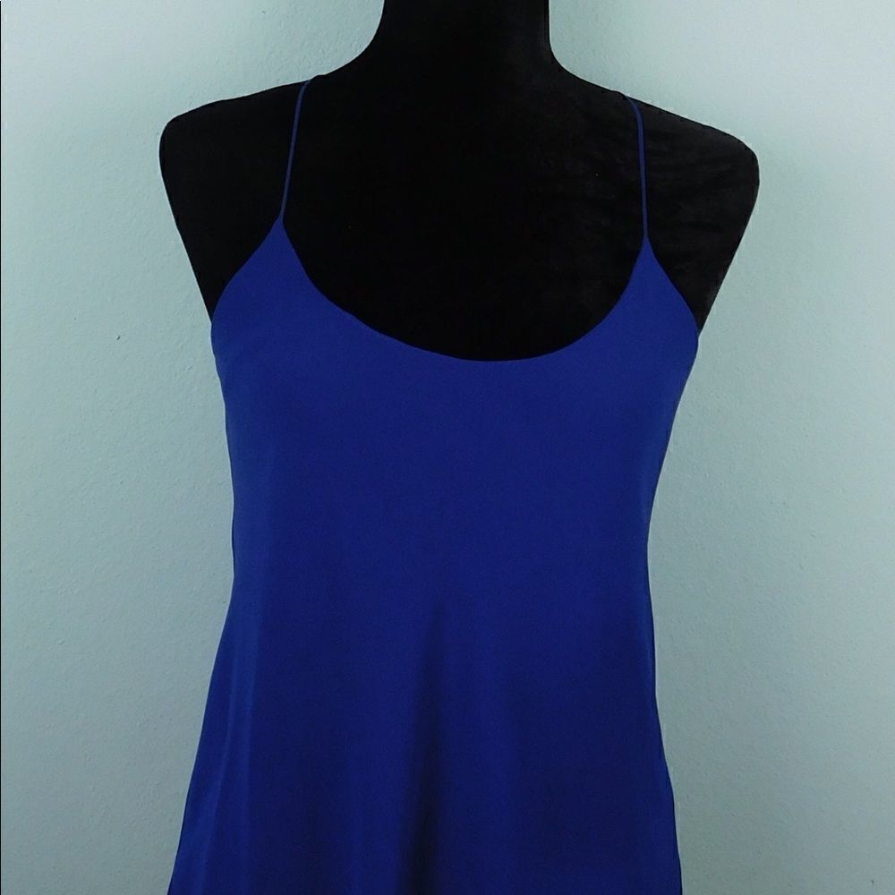 Blue tank top Size S